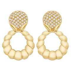 Gold Diamond Earrings