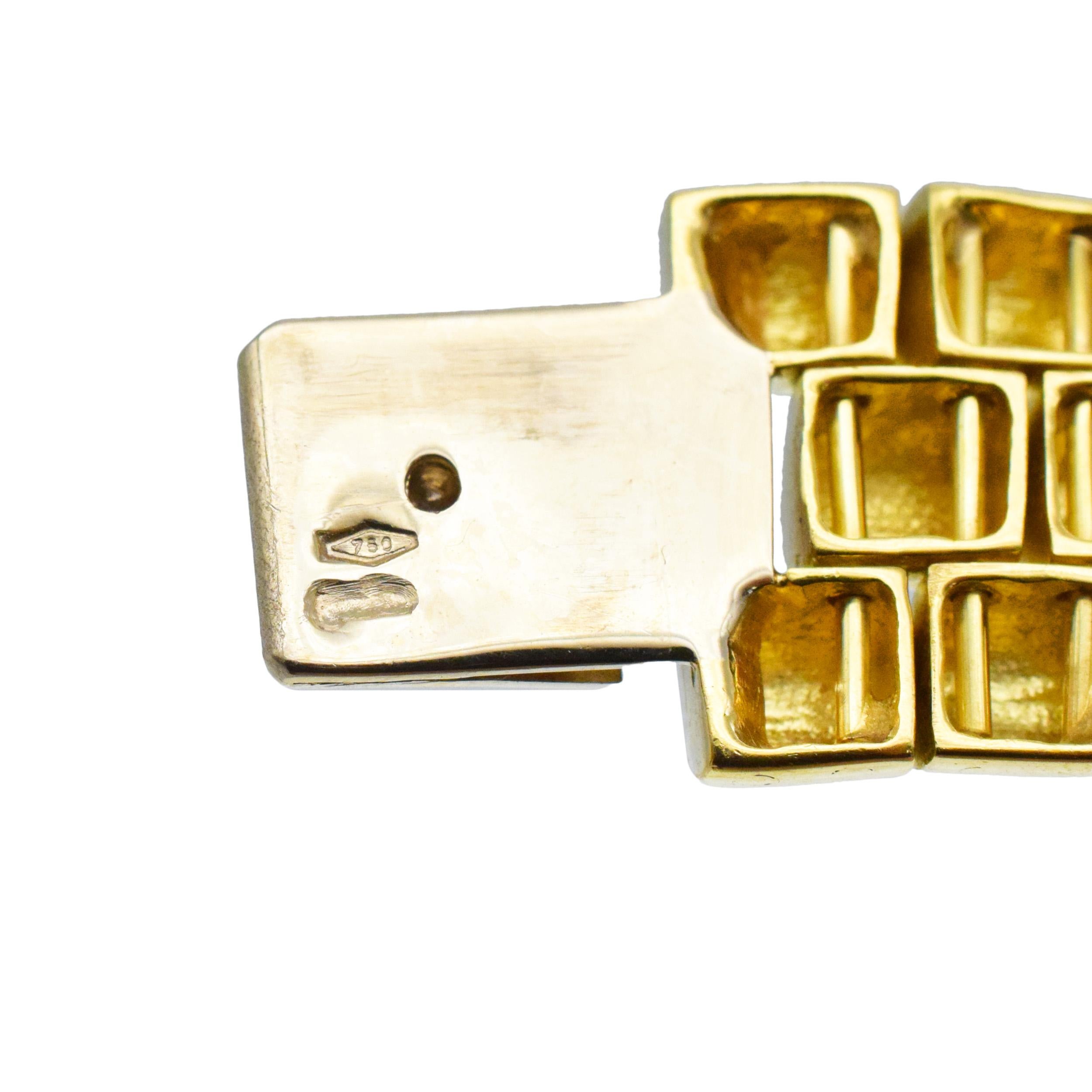 Gold & Diamant Halskette (Rundschliff) im Angebot