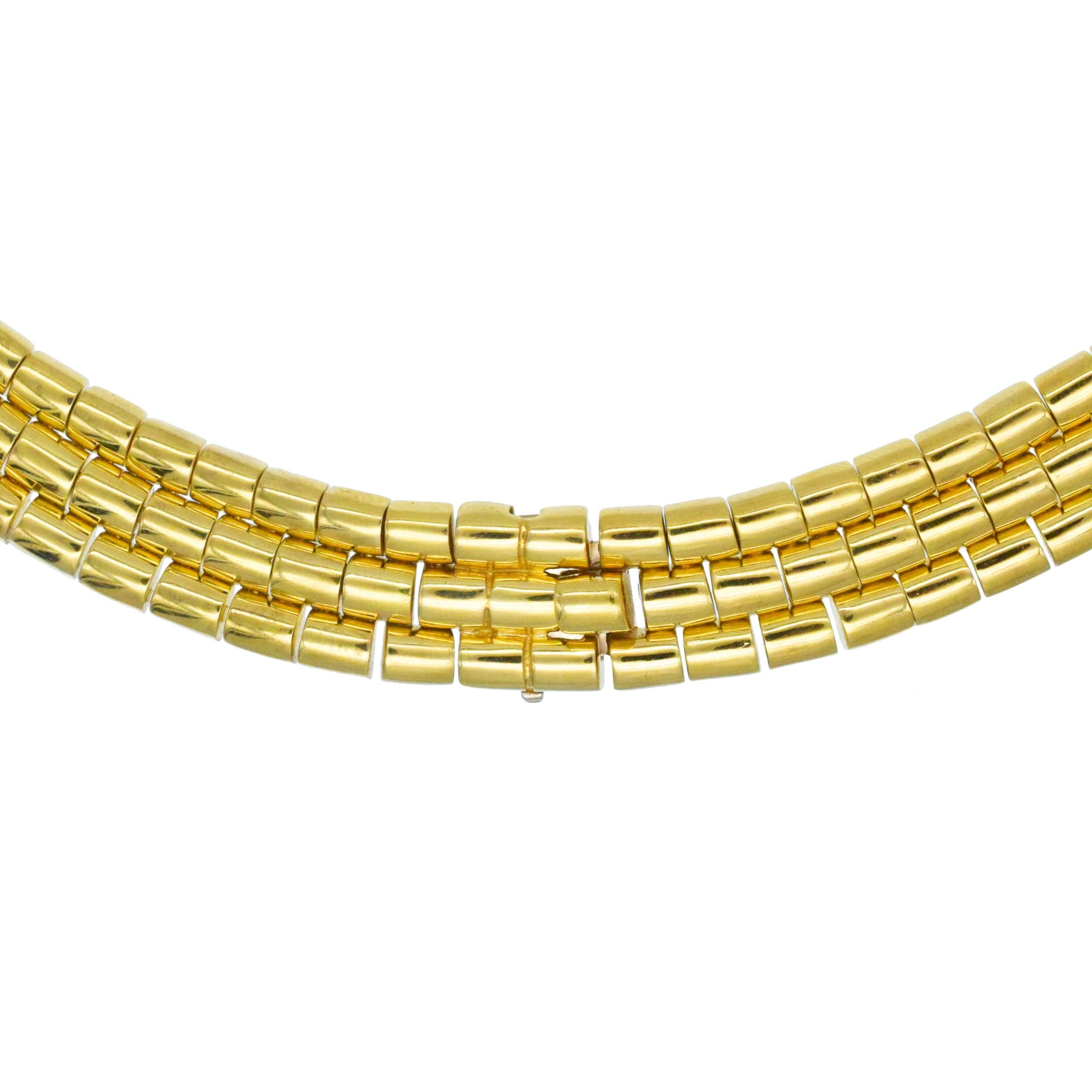 Gold & Diamant Halskette für Damen oder Herren im Angebot