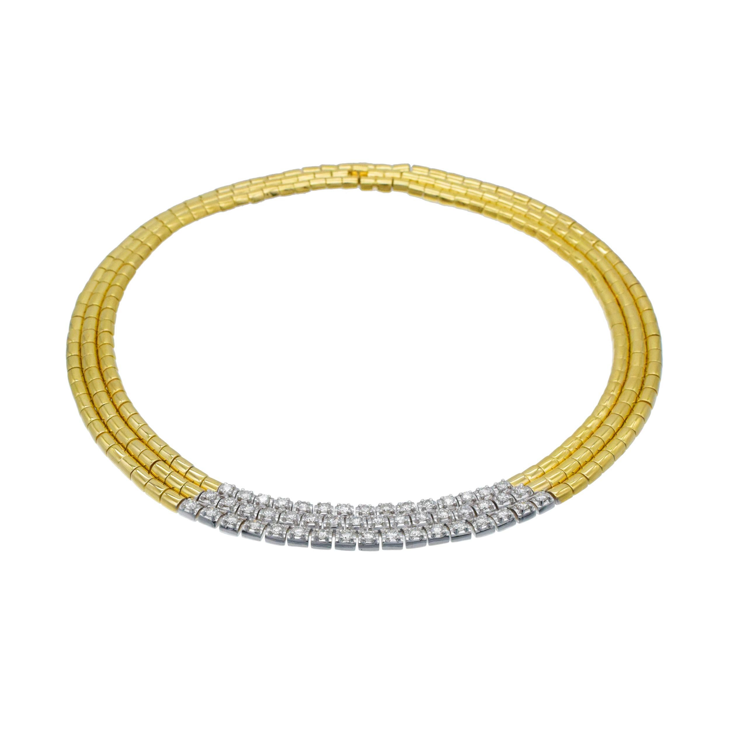 Gold & Diamant Halskette im Angebot 1