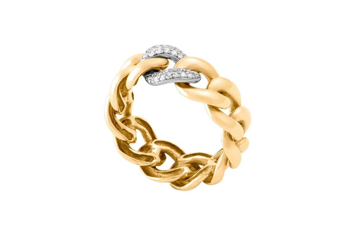 Im Angebot: Gold & Diamant, Perpuity-Ring () 3