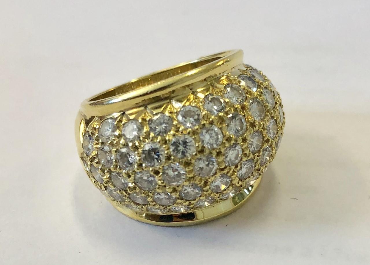 Gold and Diamond Ring, 18 Karat 2