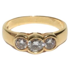 Vintage Gold Diamond Ring