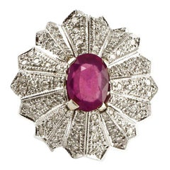 Gold-Diamant-Rubin-Dome-Ring