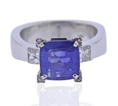 Gold Diamond Sapphire Ring