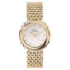 Gold, Diamonds & Steel Watch, Yellow Gold Strap, Rive Droite Collection