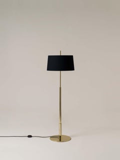 Gold Diana Floor Lamp by Federico Correa, Alfonso Milá, Miguel Milá