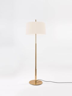 Gold Diana Floor Lamp by Federico Correa, Alfonso Milá, Miguel Milá