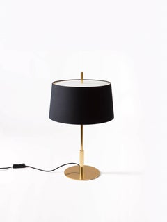 Gold Diana Menor Table Lamp by Federico Correa, Alfonso Milá, Miguel Milá