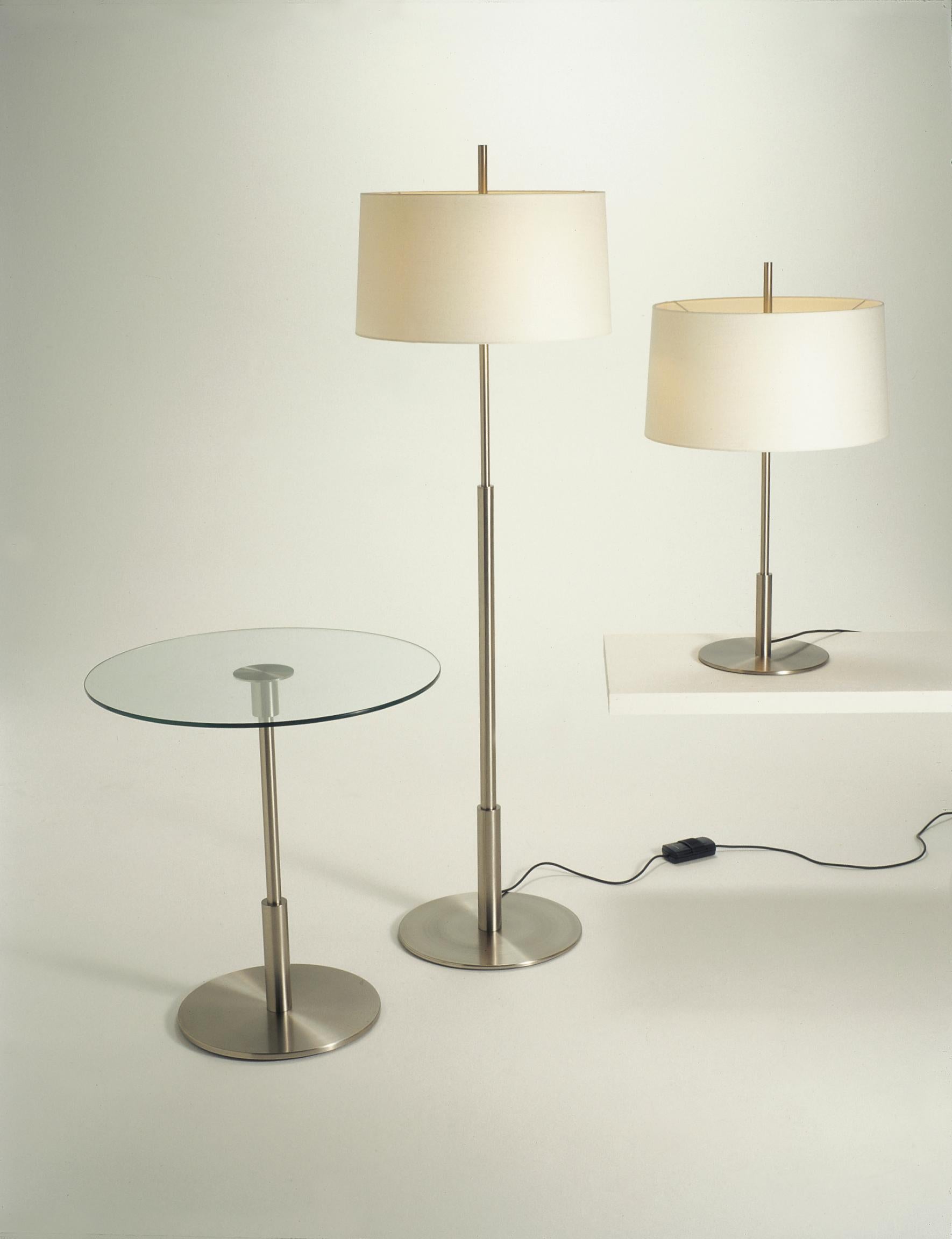 Linen Gold Diana Table Lamp by Federico Correa, Alfonso Mila, Miguel Mila For Sale