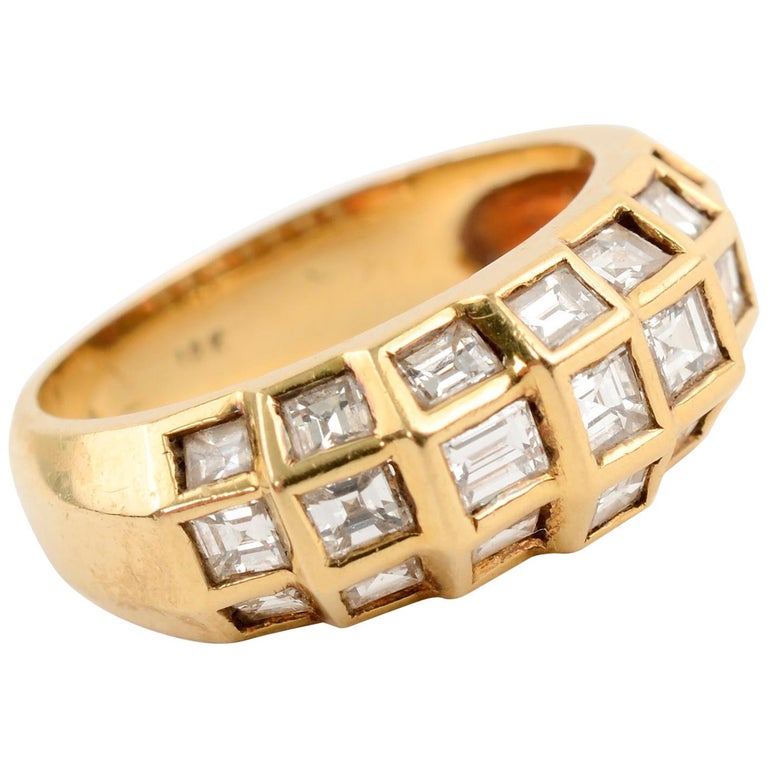 Gold Dome Ring with Diamonds at 1stDibs gold dome ring with diamonds