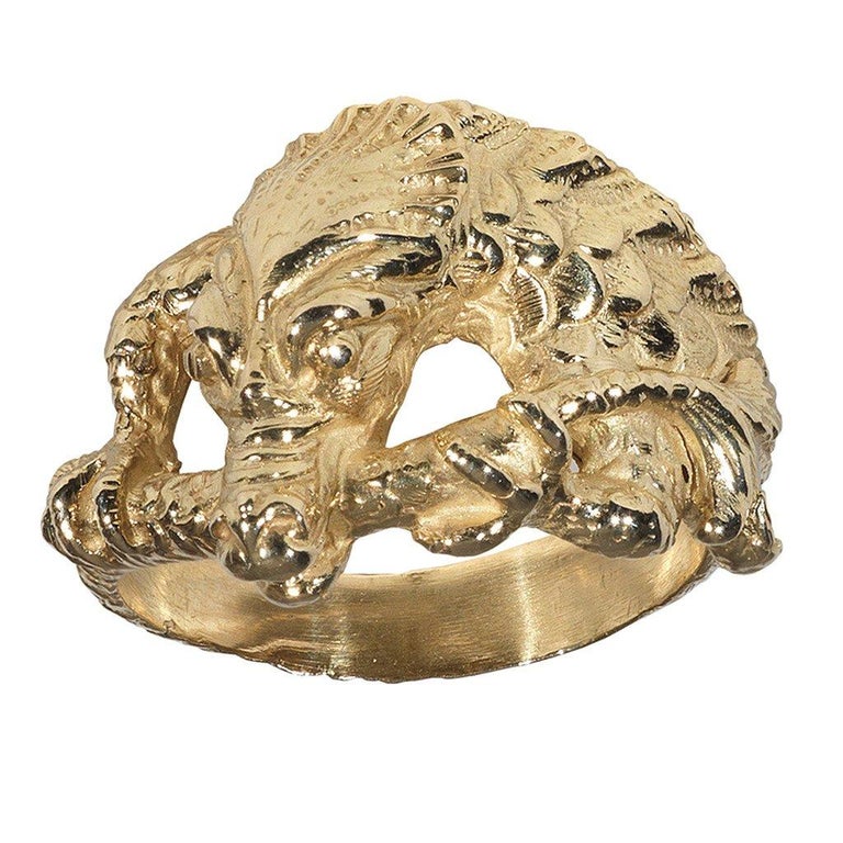 Gold Dragon Ring at 1stDibs | dragon ring gold, gold dragon rings