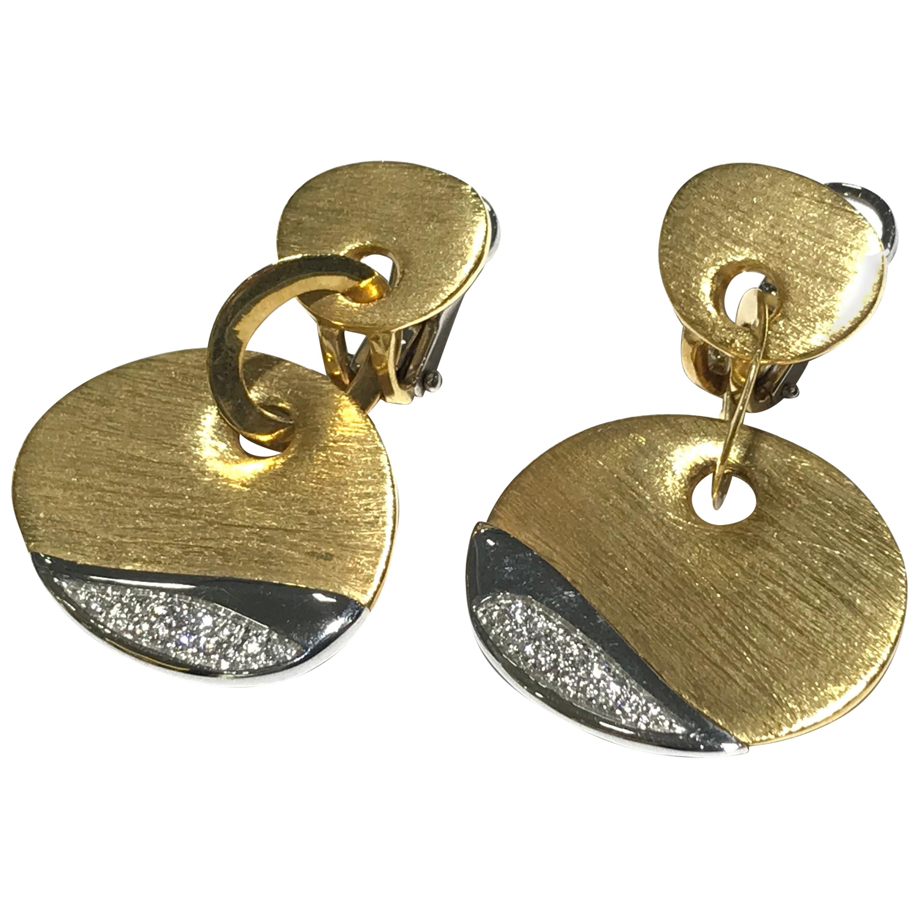 Gold Drop Earrings For Sale