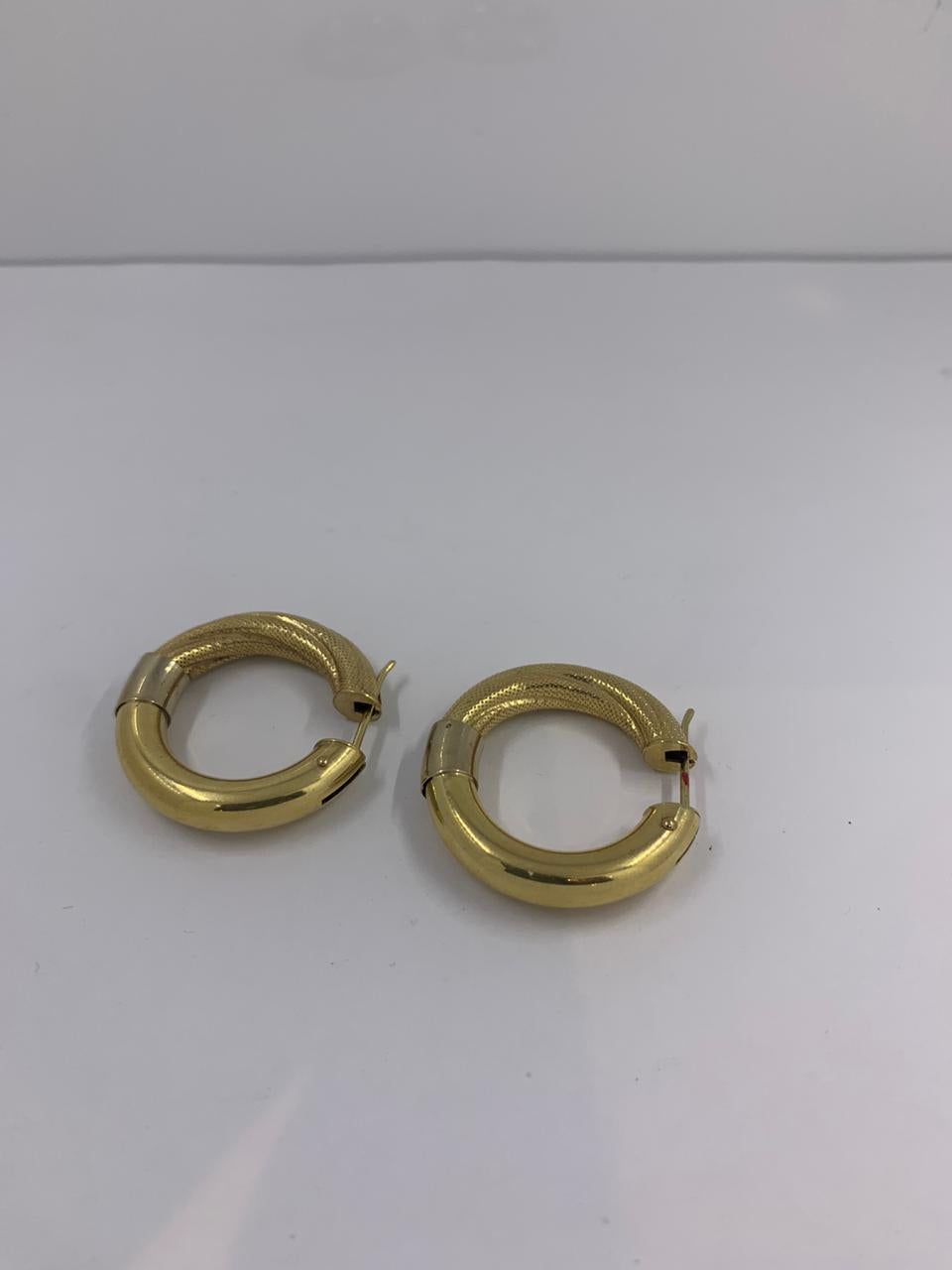 Gold Earrings 14 Karat In New Condition For Sale In Wilmington, DE