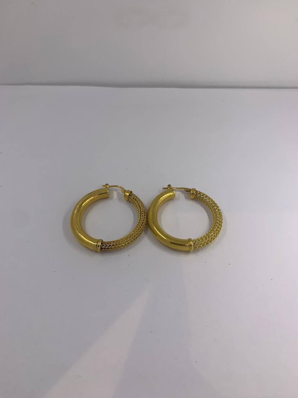 Gold Earrings 14 Karat In New Condition For Sale In Wilmington, DE