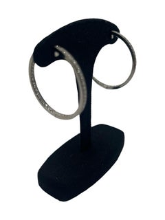 Gold earrings with 2 ct of diamonds