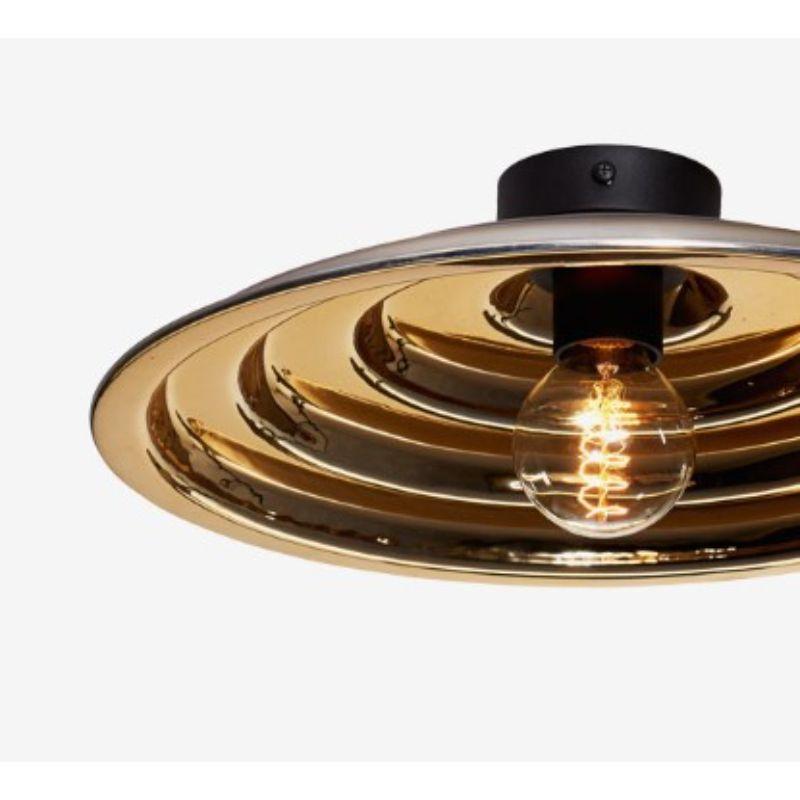 Modern Gold Echo Ceiling Light, Small by Radar For Sale