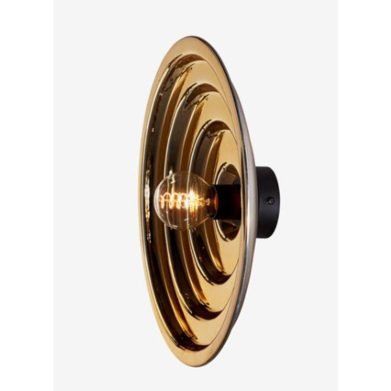 Contemporary Gold Echo Wall Light, Small by Radar For Sale