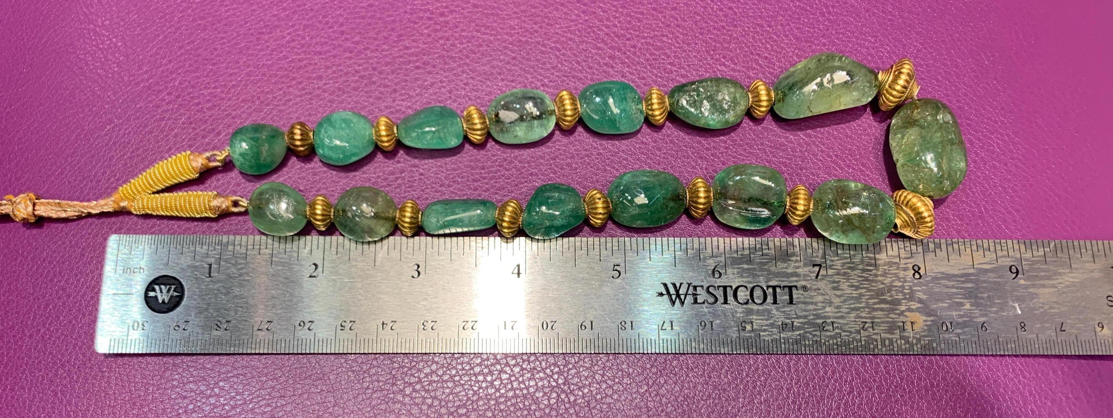 emerald bead necklace india