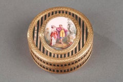 Gold, Enamel, and Lacquer Box, Louis XV Period