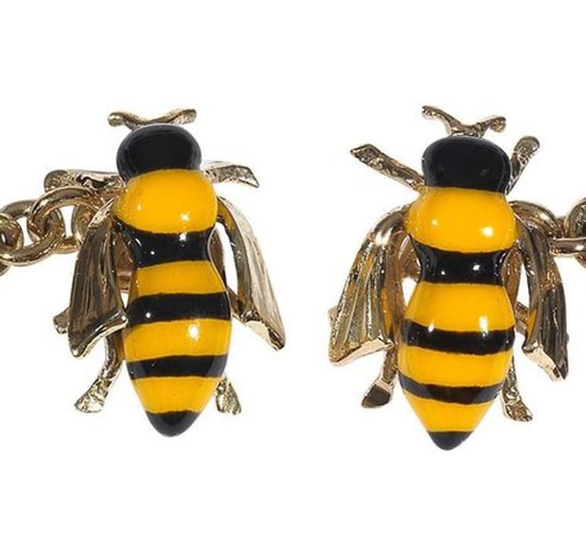 bumblebee cufflinks