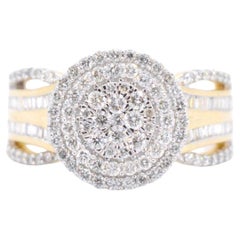 Gold Entourage Ring with Diamonds