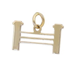 Gold Equestrian Fence Charm