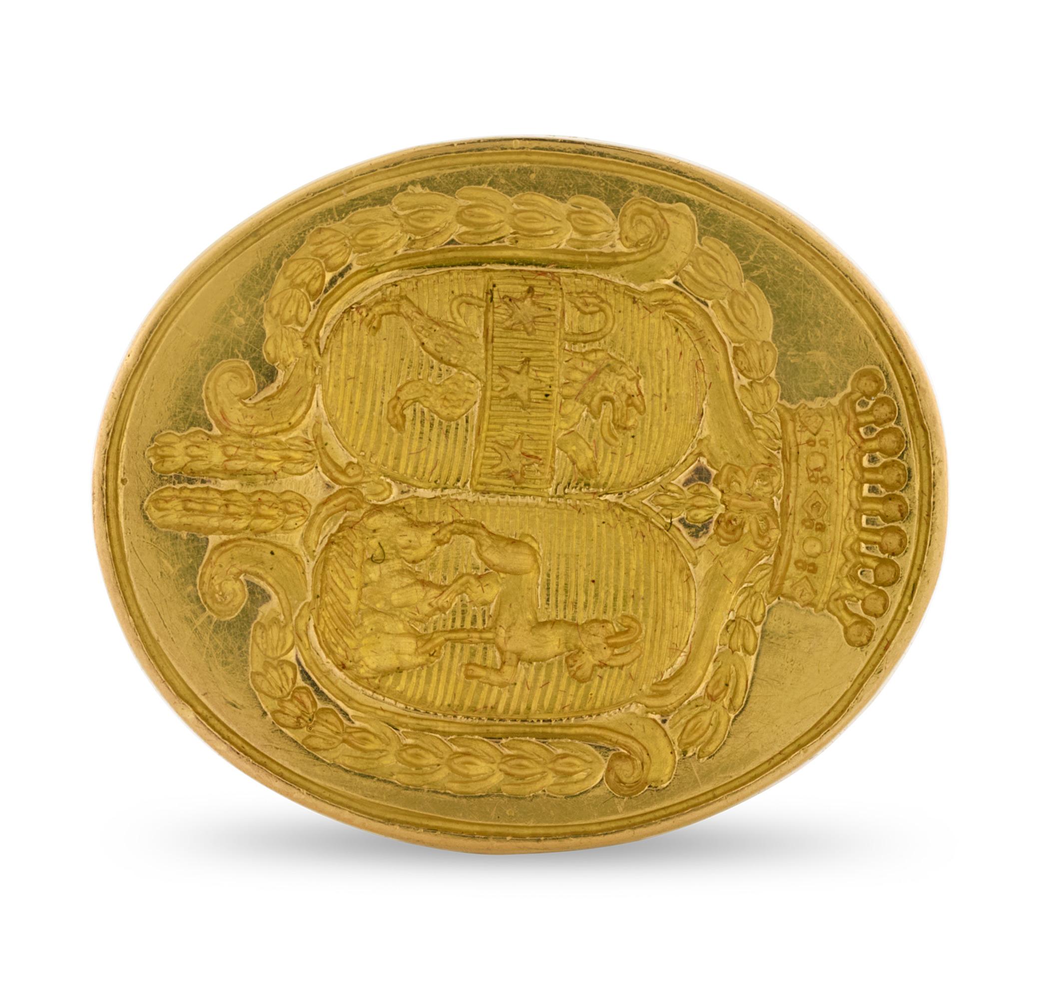 Étui de oro en estuche original Francés en venta