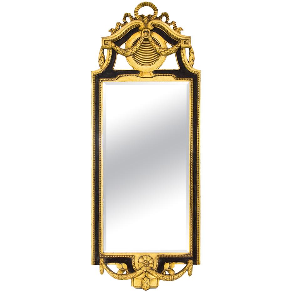 Gold European Style Mirror For Sale