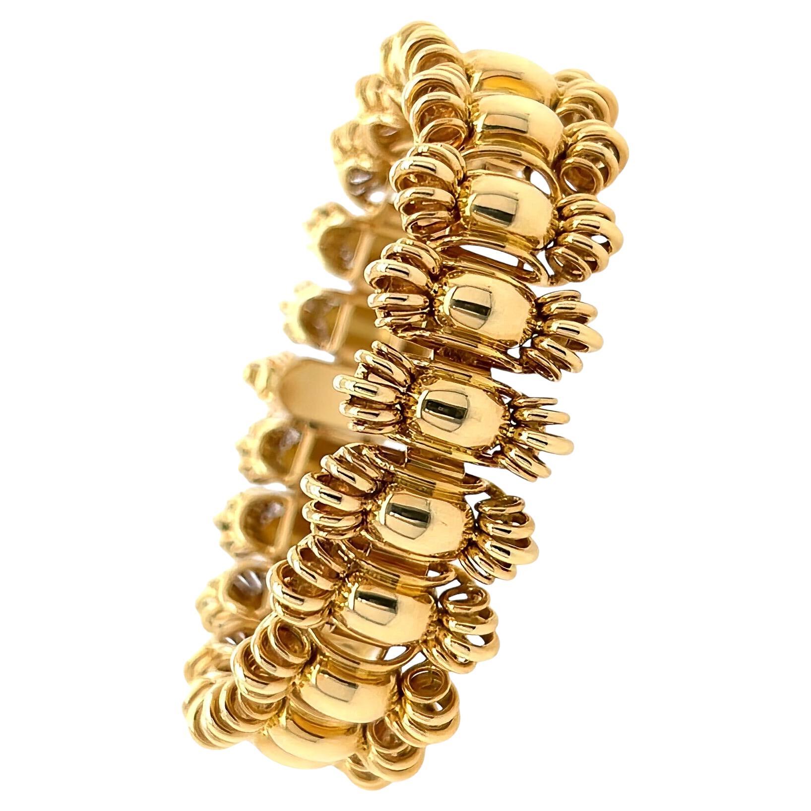 Gold Fancy Link Bracelet
