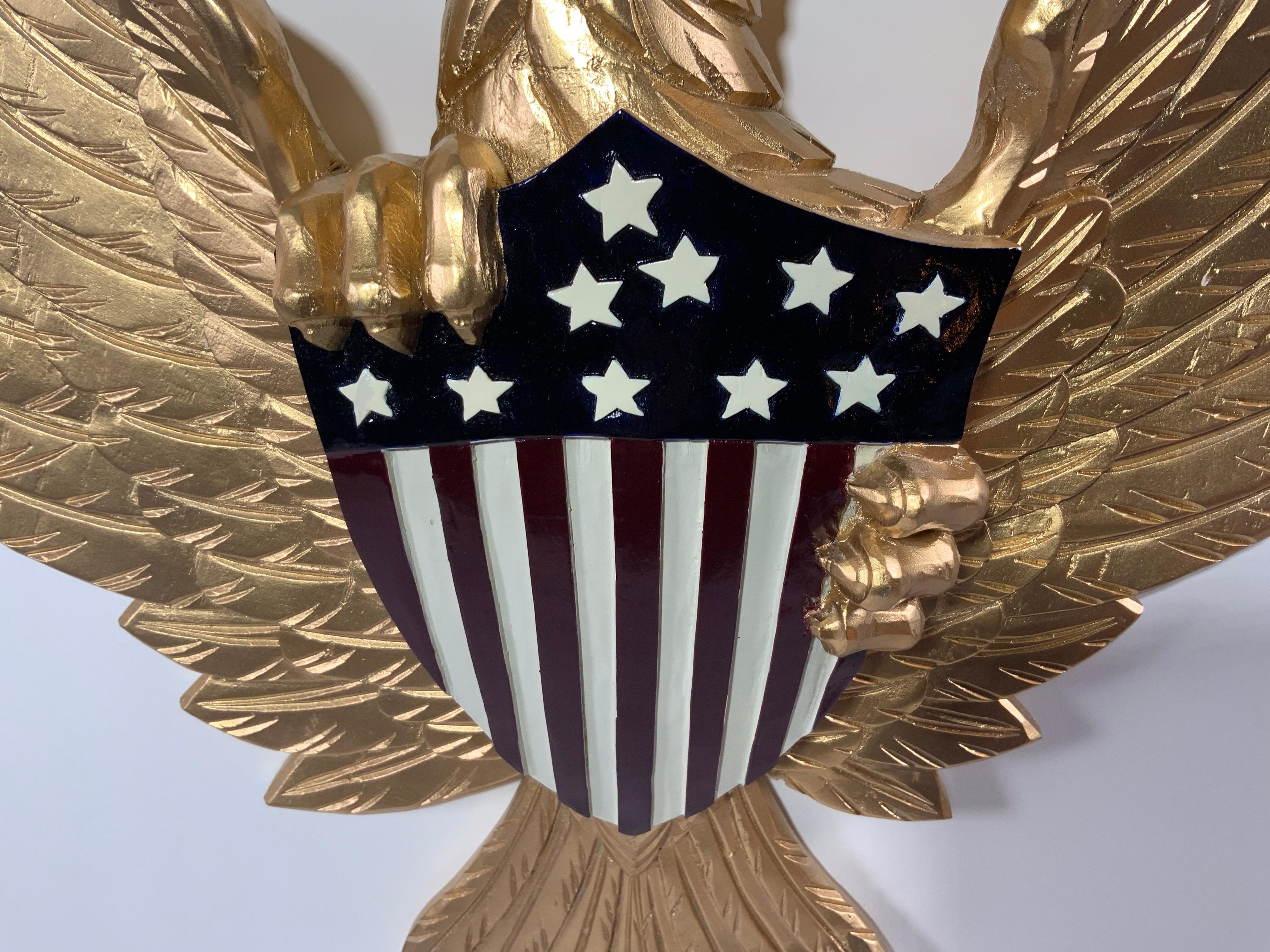 Gold Federal Carved Eagle For Sale 3