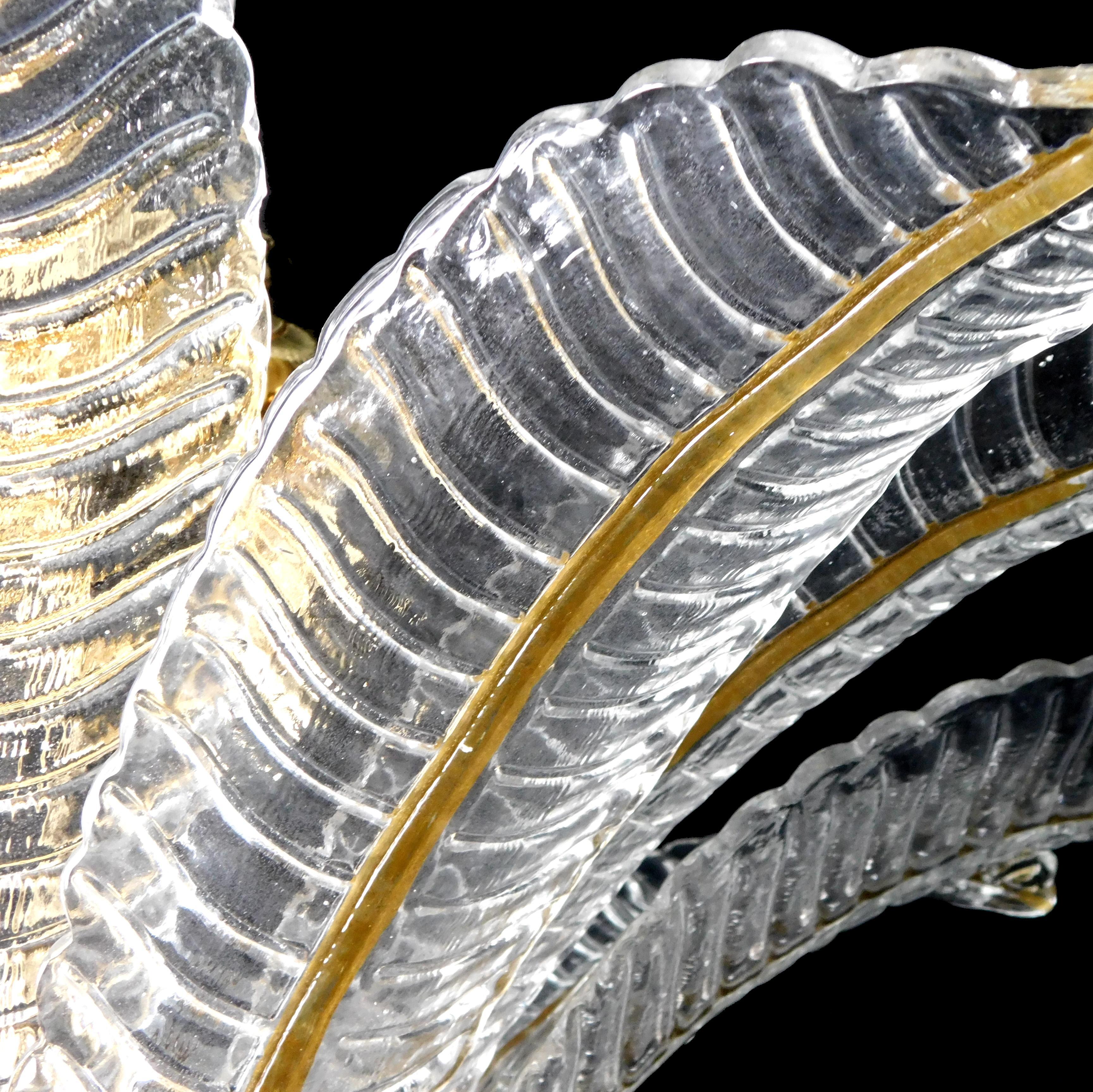 Mid-Century Modern Gold Felci Flushmount by Fabio Ltd en vente