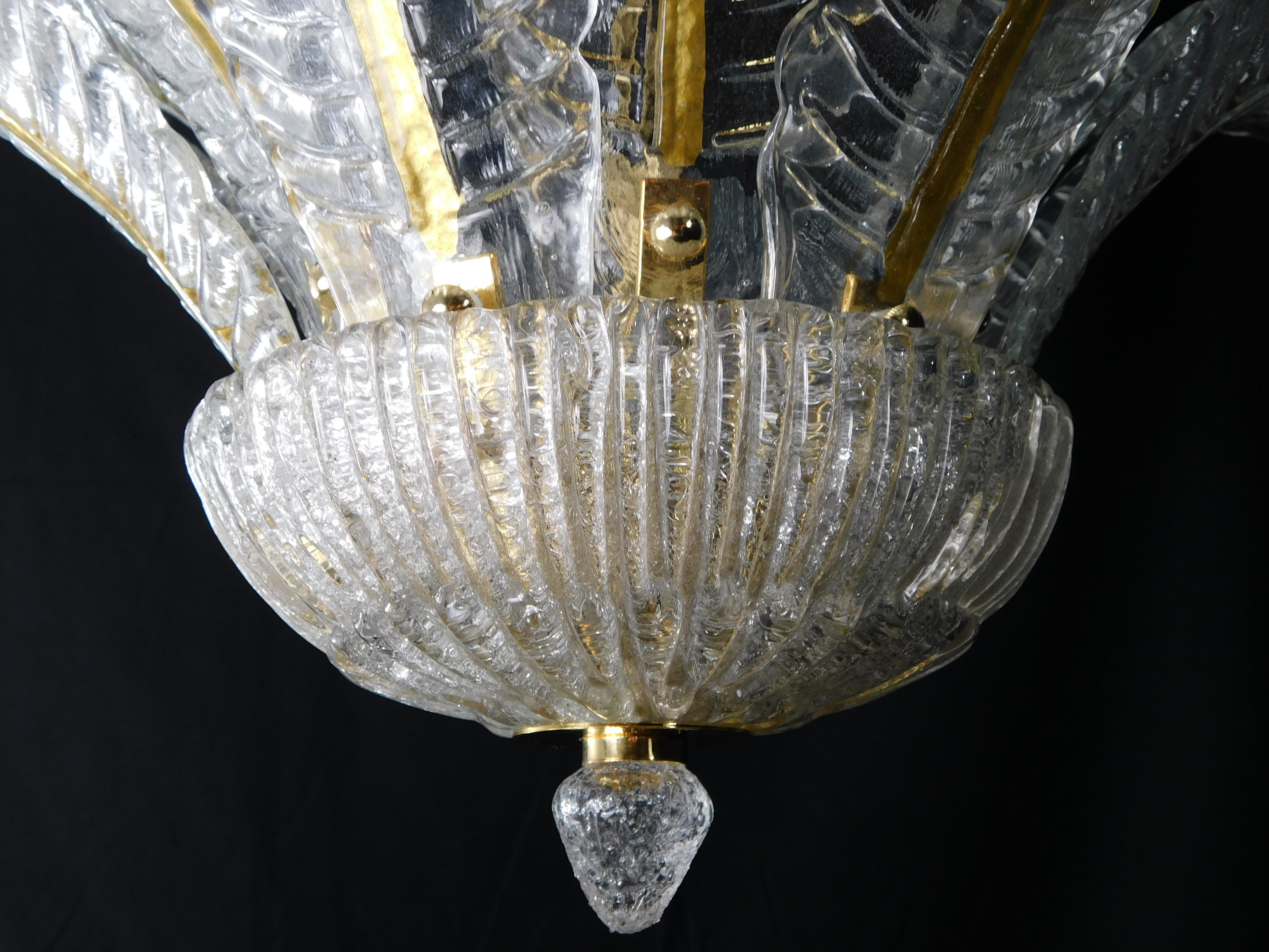 italien Gold Felci Flushmount by Fabio Ltd en vente