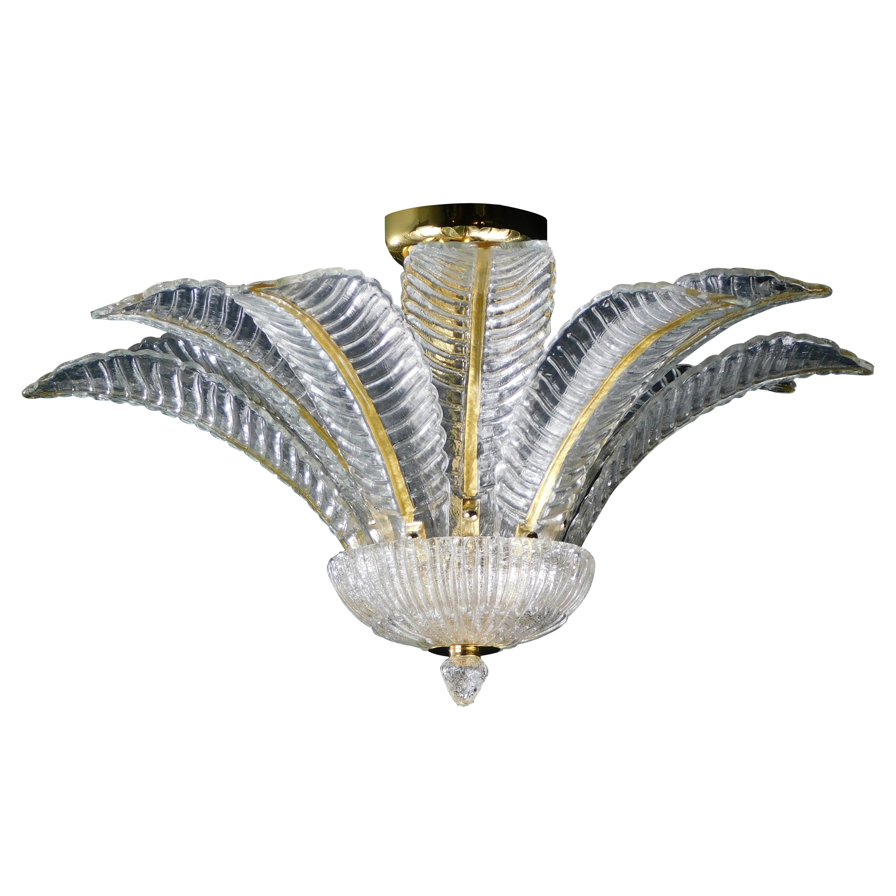 Plafoniera Felci in oro di Fabio Ltd