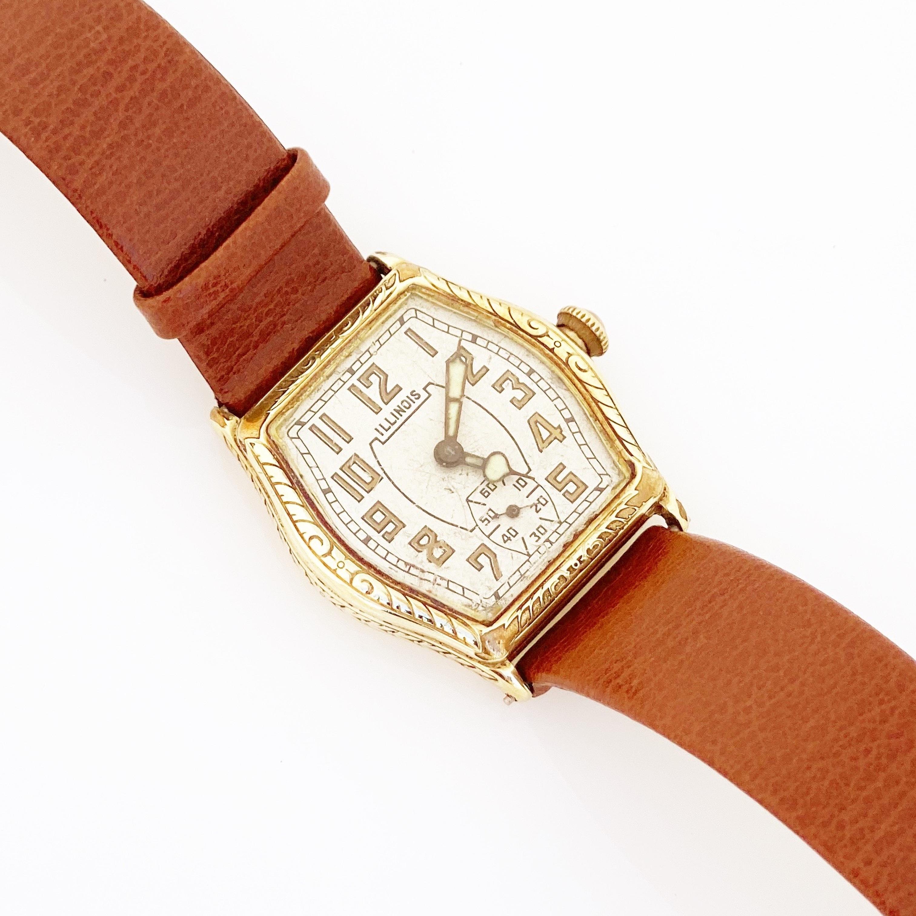 art deco watch strap