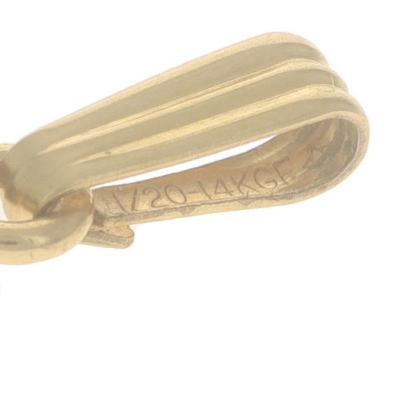 Gold Filled Floating Nugget Pendant - Ore Mining For Sale 1