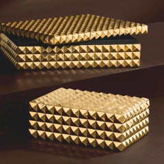 Gold Finish Decorative Box with Designer Style