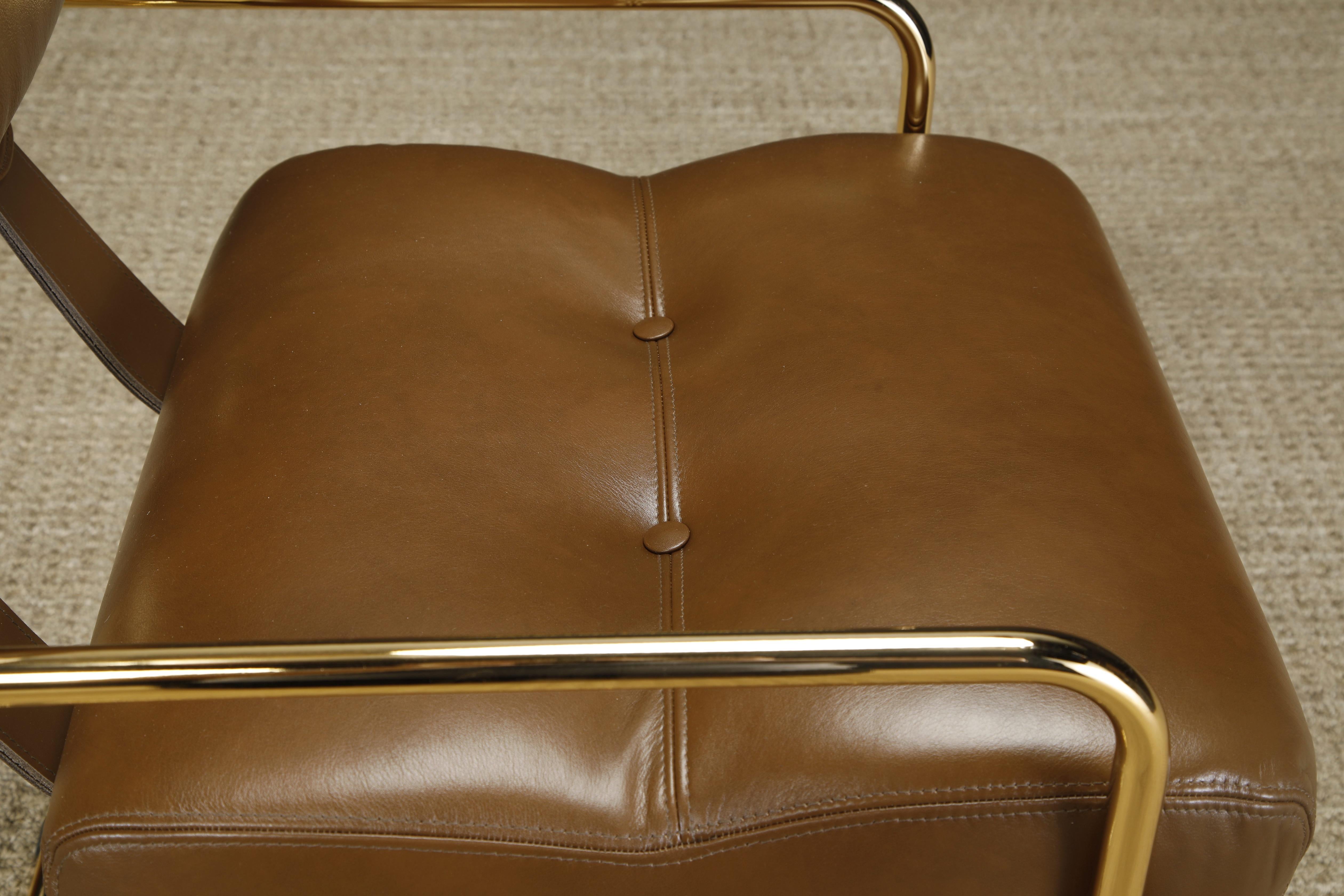 Gold Finish Special Edition 'Tucroma' Chair by Guido Faleschini for Mariani, New 5