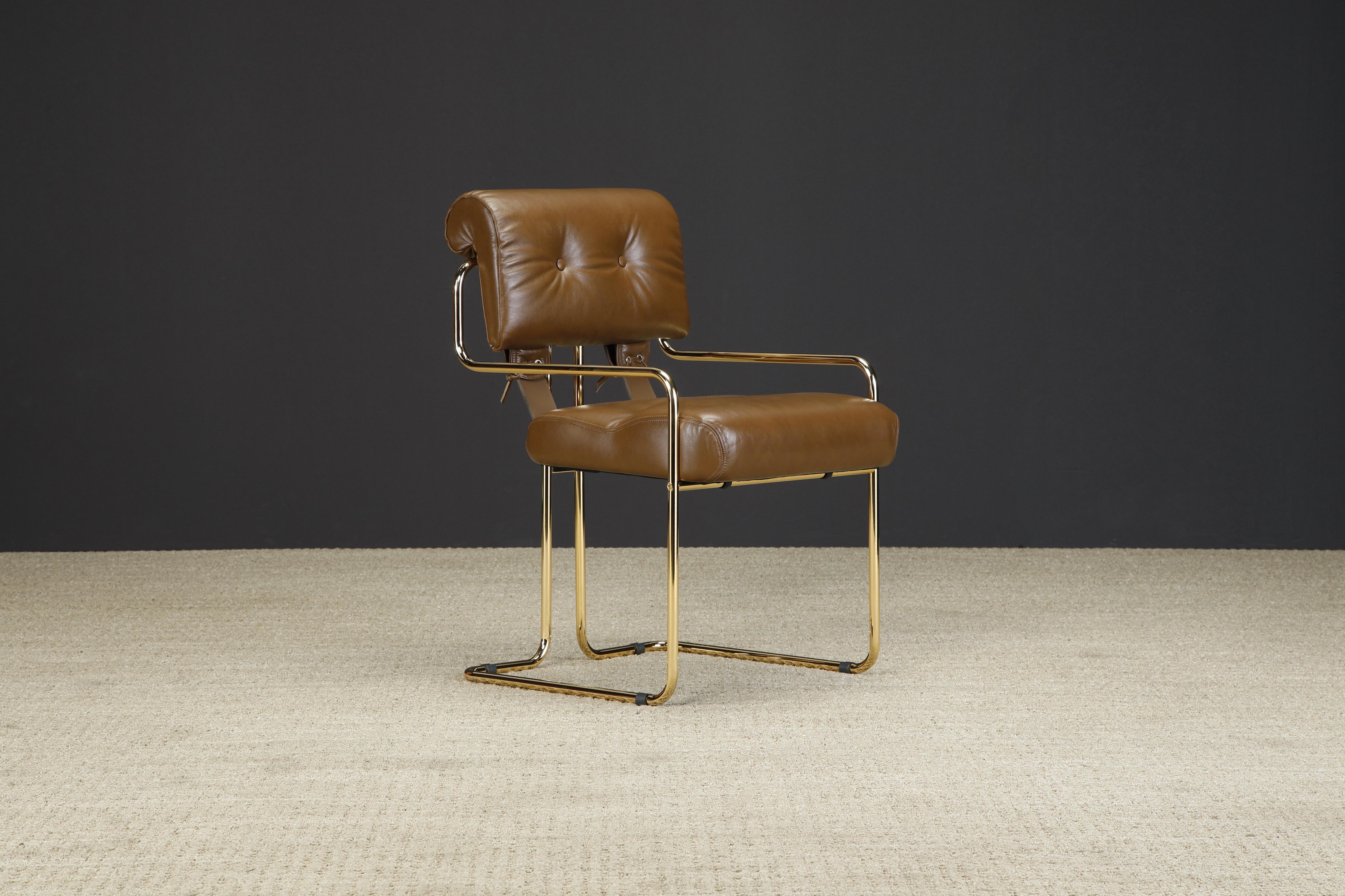 Modern Gold Finish Special Edition 'Tucroma' Chair by Guido Faleschini for Mariani, New For Sale