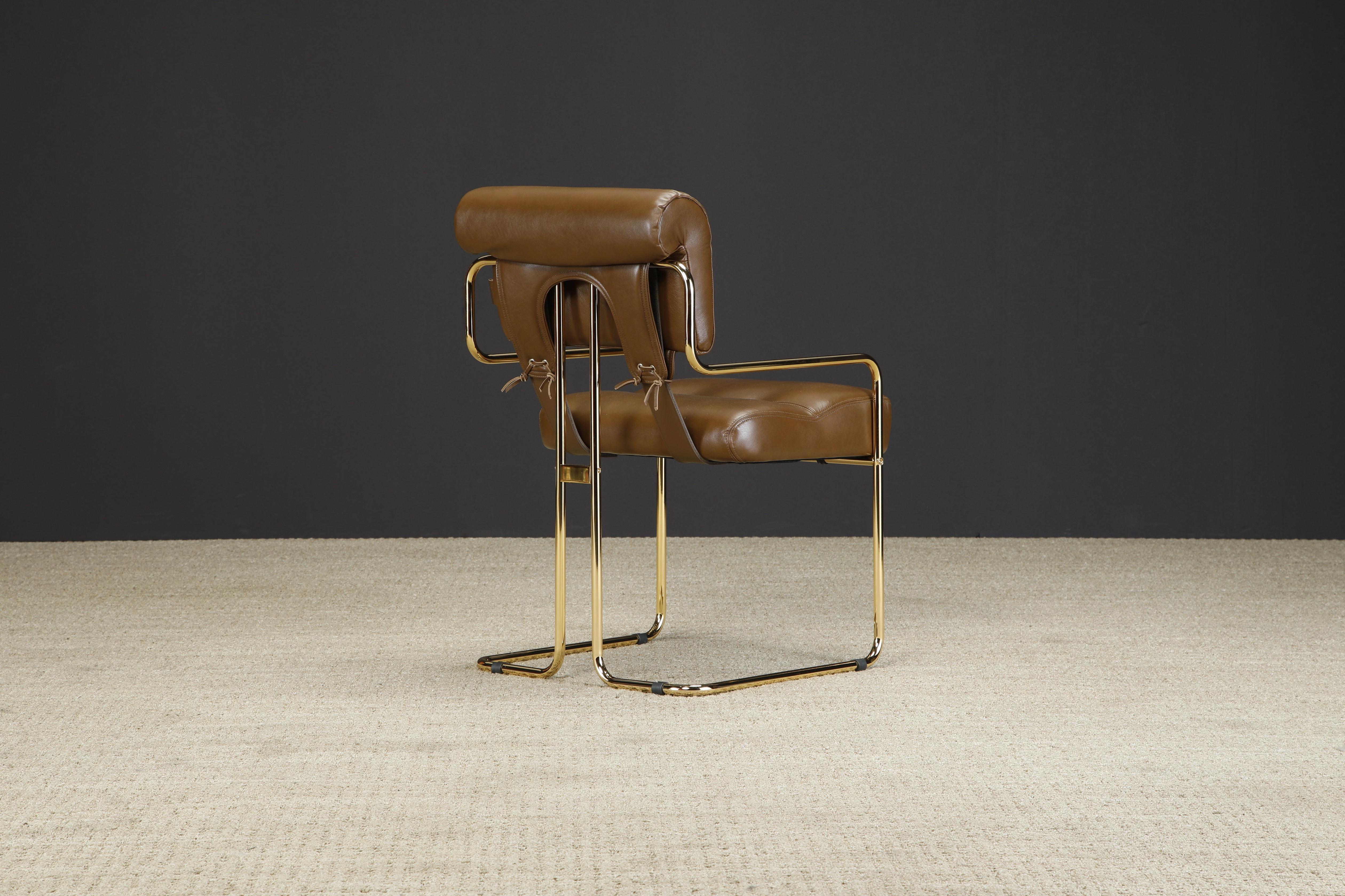 Modern Gold Finish Special Edition 'Tucroma' Chair by Guido Faleschini for Mariani, New