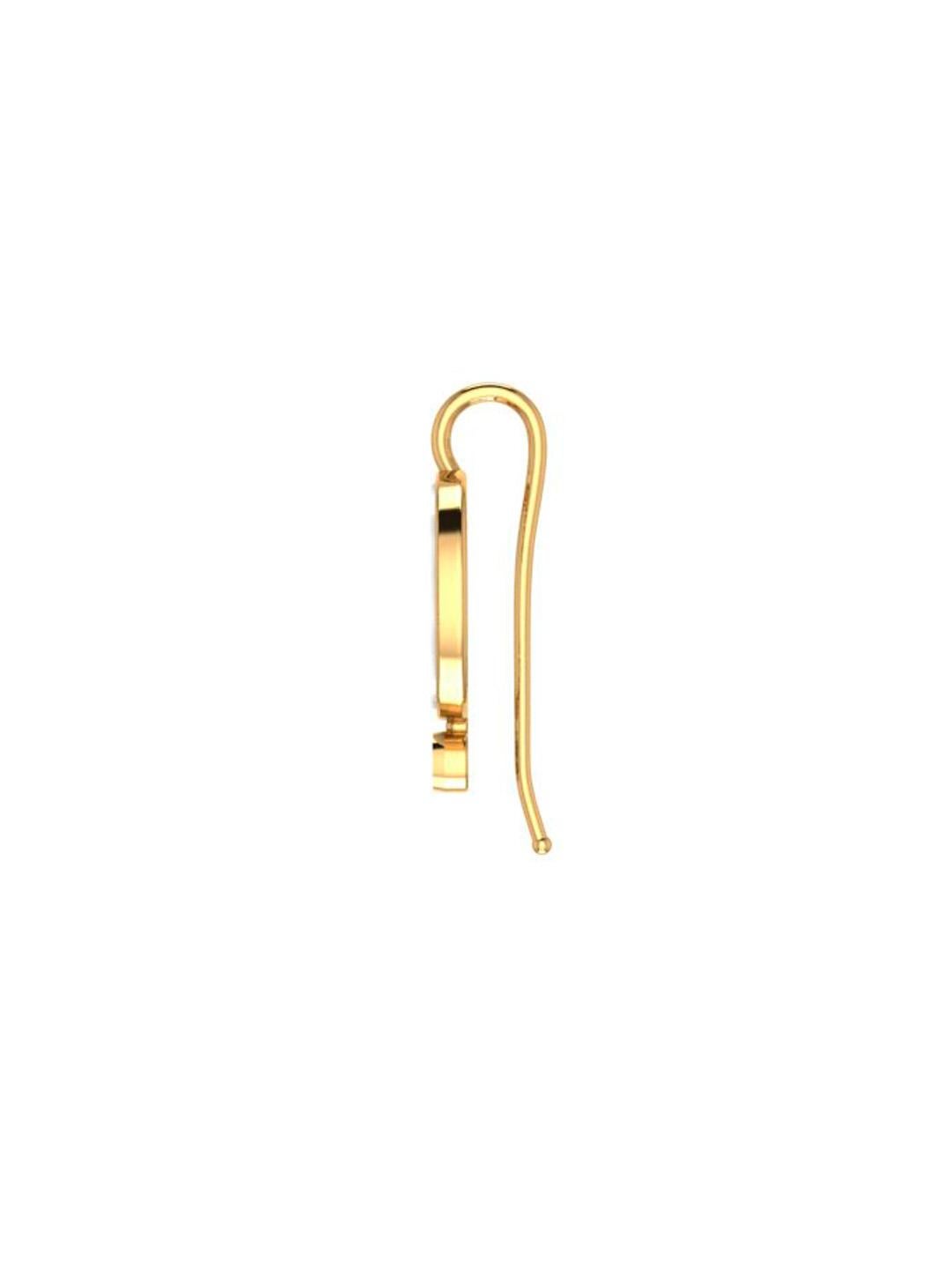 Gold fish earrings with carnelian and Mother of pearl In New Condition For Sale In Istanbul, TR