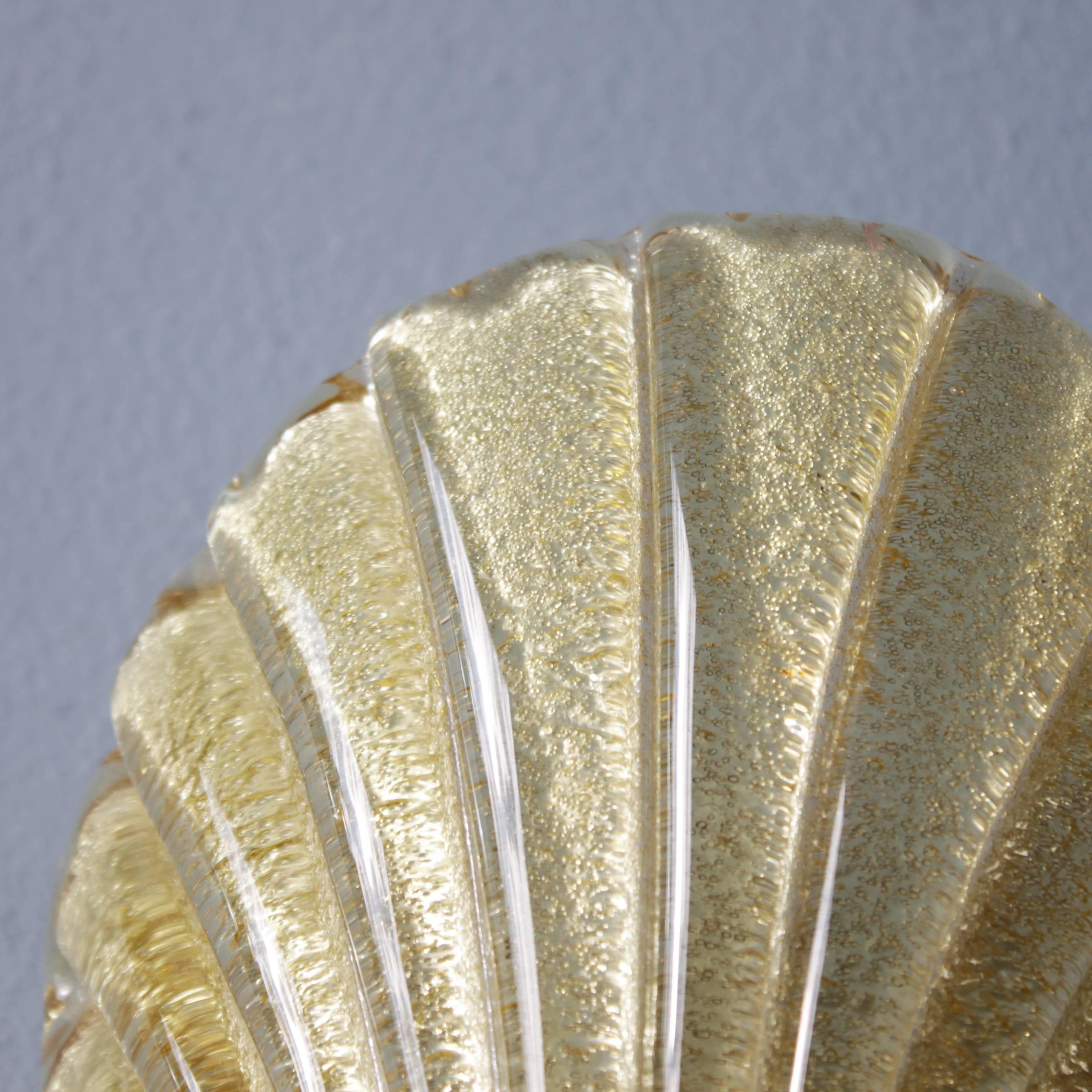 Gold Fleck Sconce in the Manner of Barovier e Toso 2
