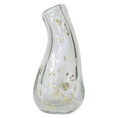 Gold Flecks Murano Vase
