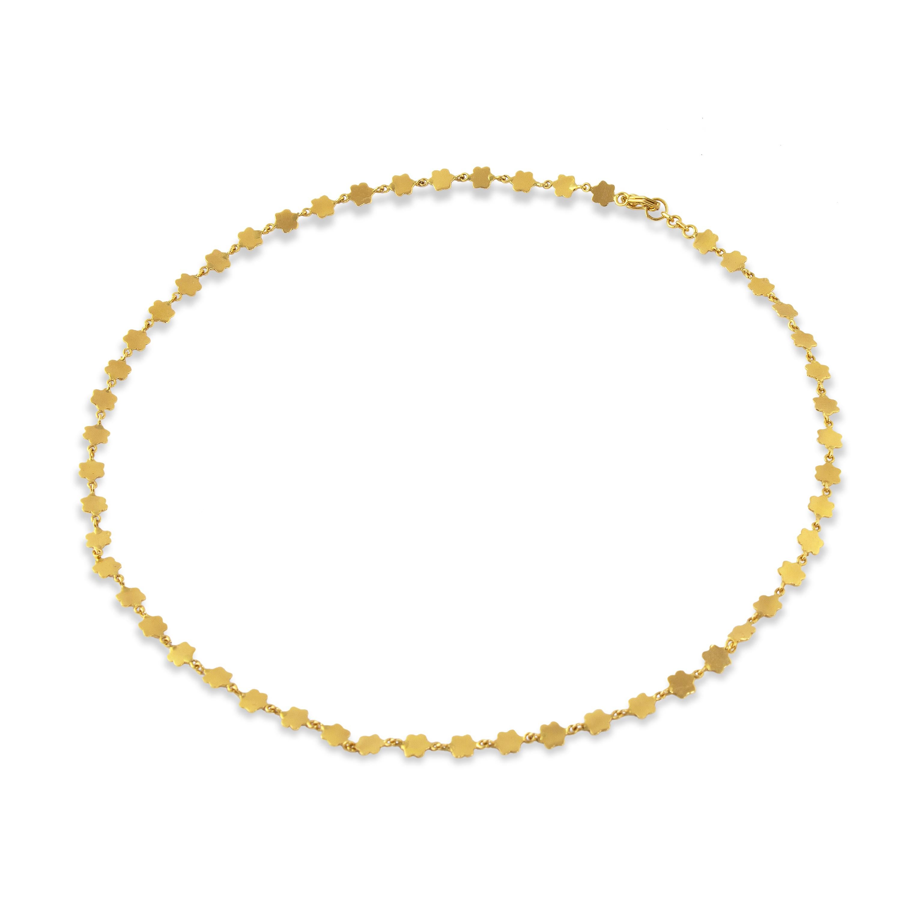 gold sequin necklace