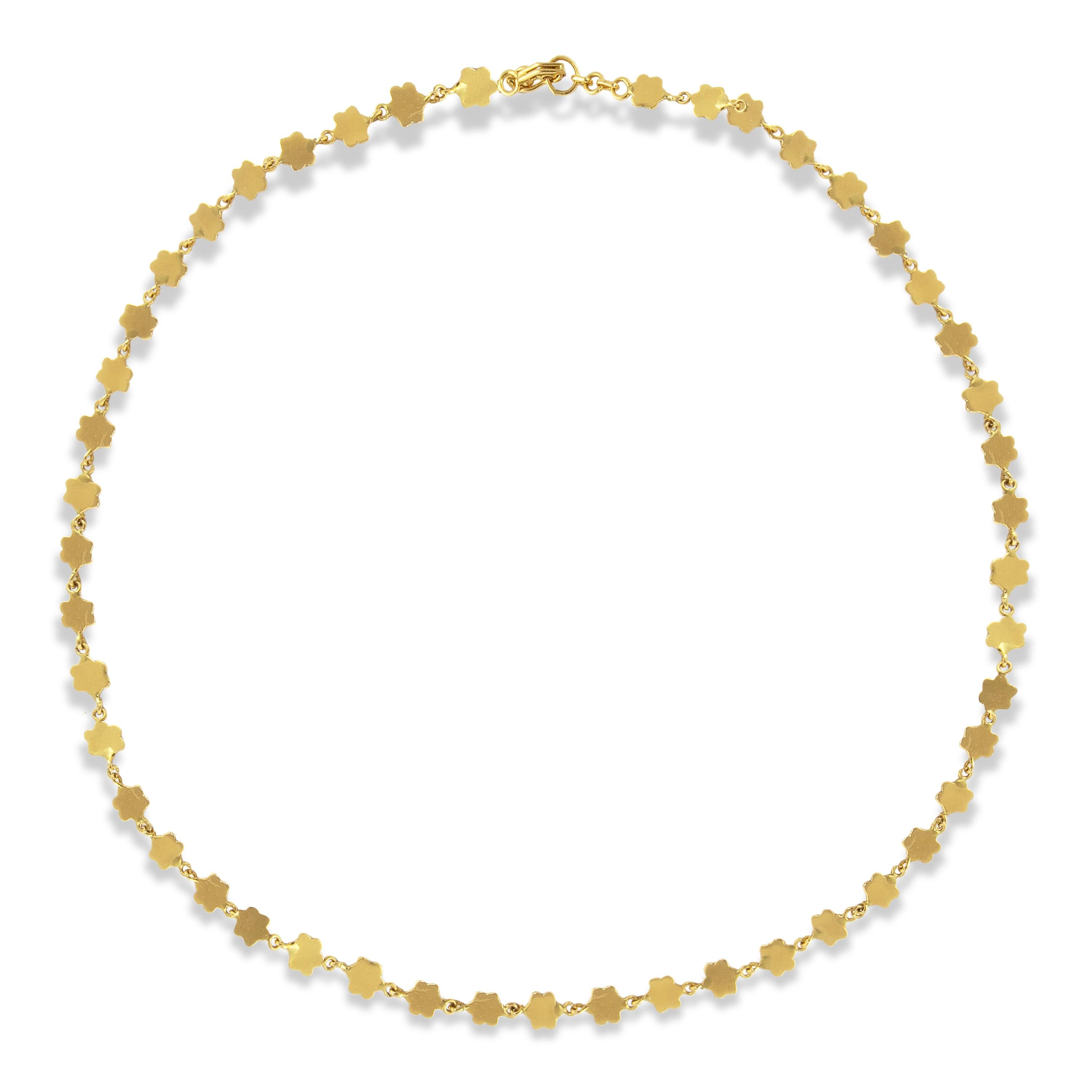 gold semicolon necklace