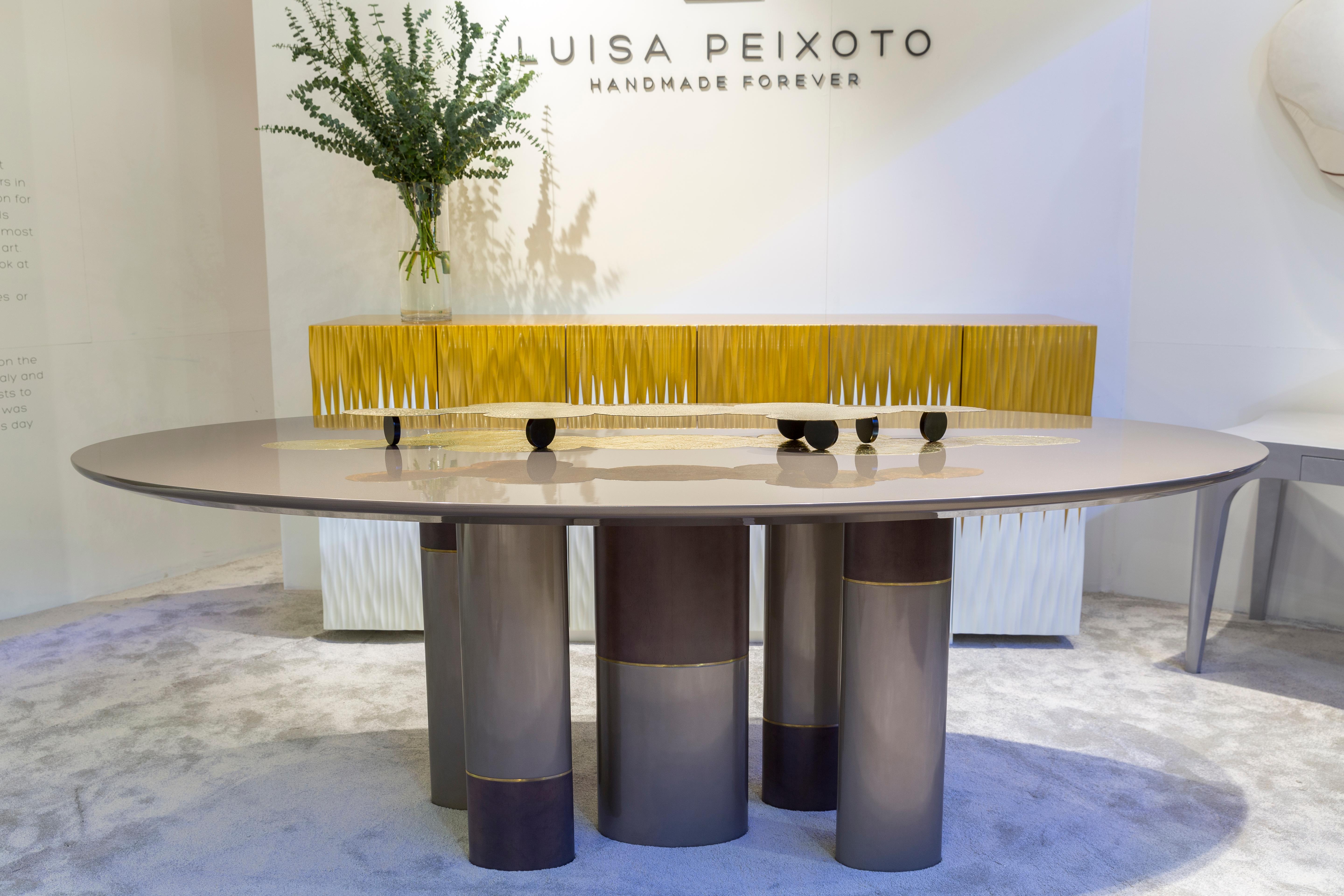 Gold Forest Contemporary and Customizable Dining Table by Luísa Peixoto For Sale 4