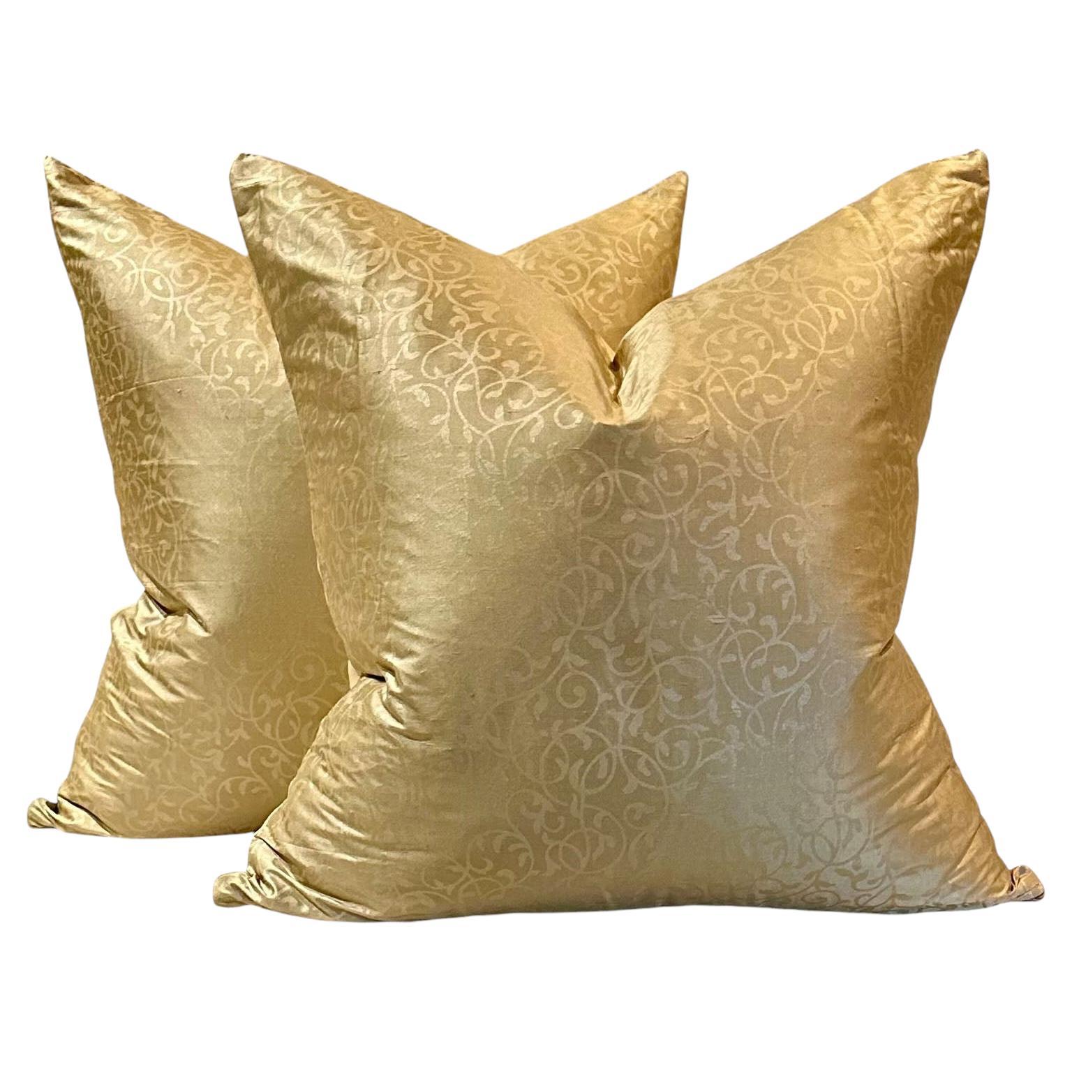Cuscini italiani Fortuny oro