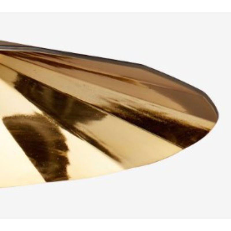 Modern Gold Fractale Pendant Light, Large by Radar For Sale