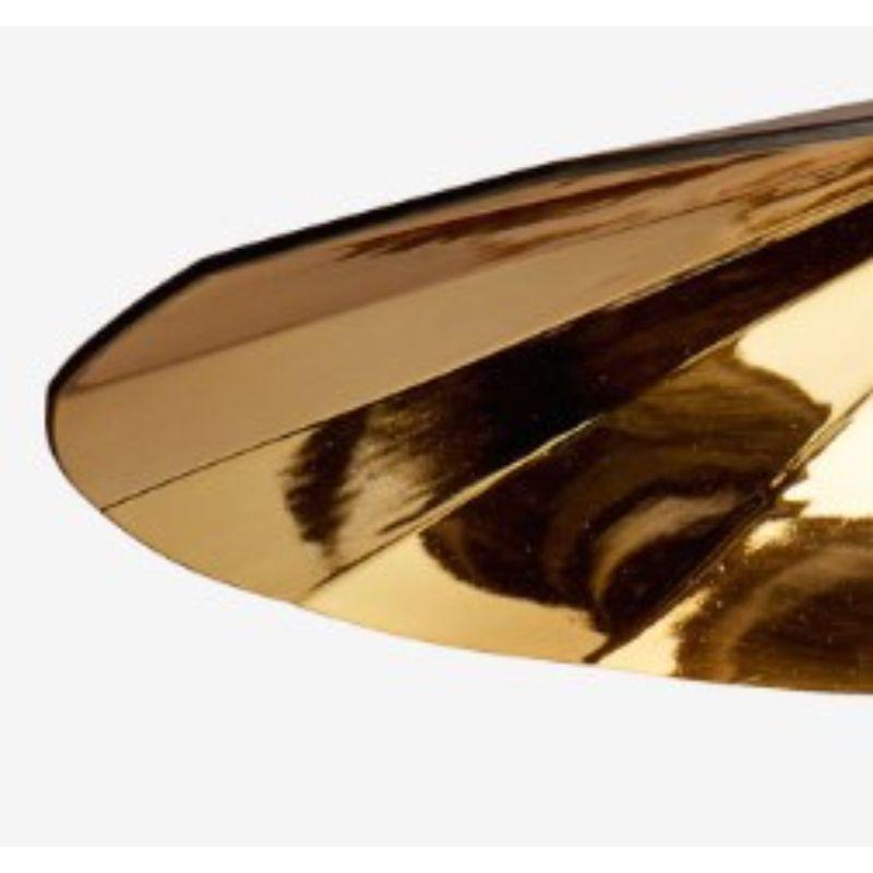 Other Gold Fractale Pendant Light, Large by Radar For Sale