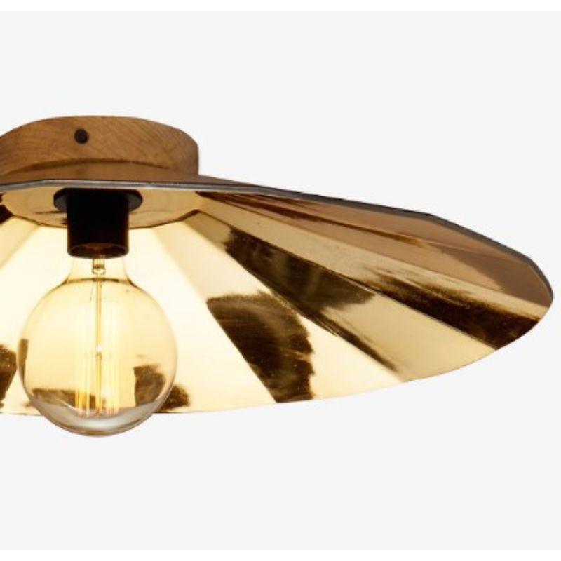 Grande lampe à suspension Fractale en or, par Radar Neuf - En vente à Geneve, CH